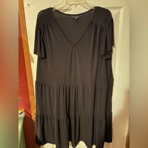 Nicole Miller Black Tiered dress